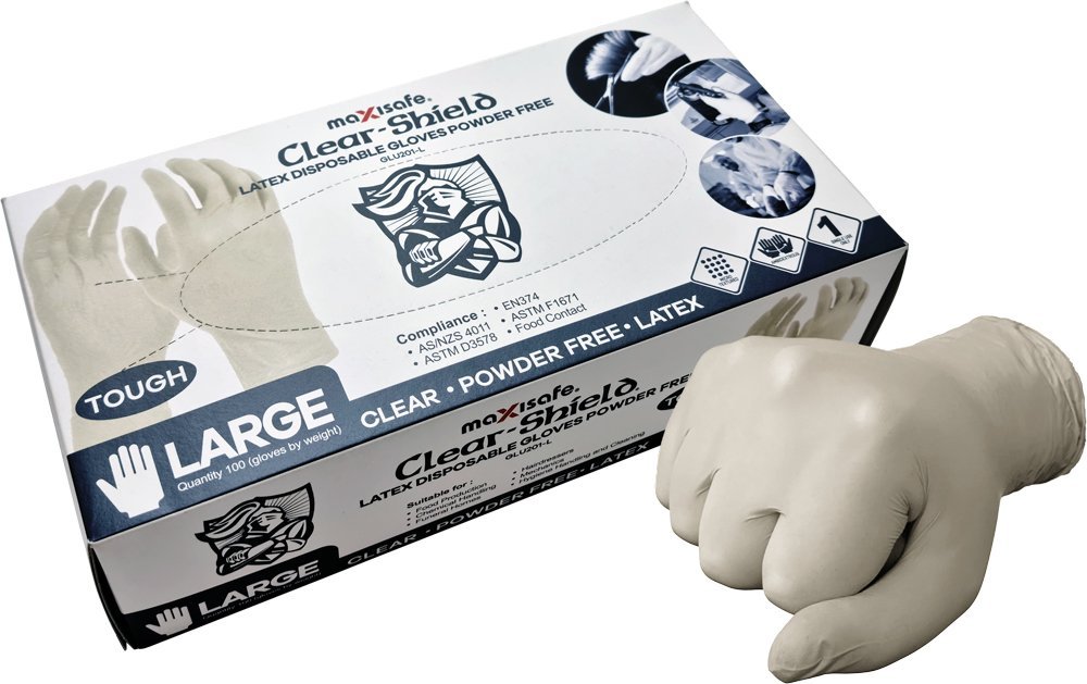 Latex Disposable Gloves, Powder Free product image