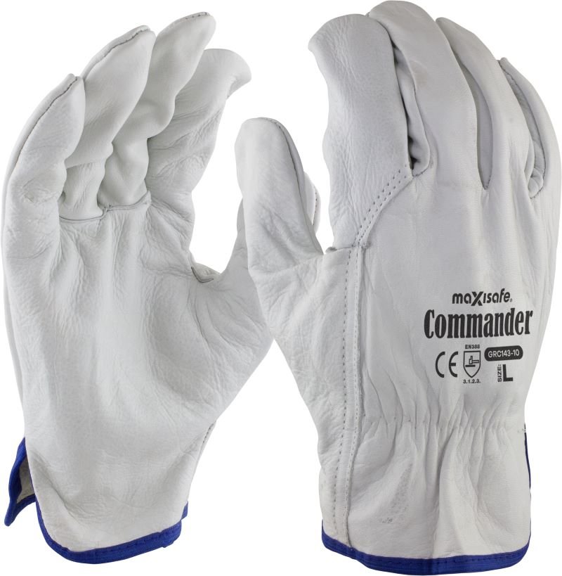 Maxisafe Commander Premium Cow Grain Rigger Glove leather glove