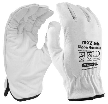Maxisafe Rigger Guard 5 Cut F Resistant Glove leather glove