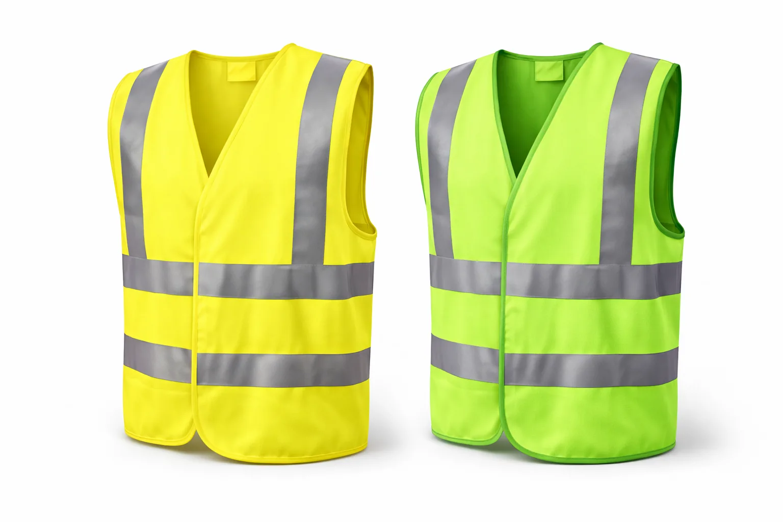 Hi-vis safety vest day use fluoro yellow
