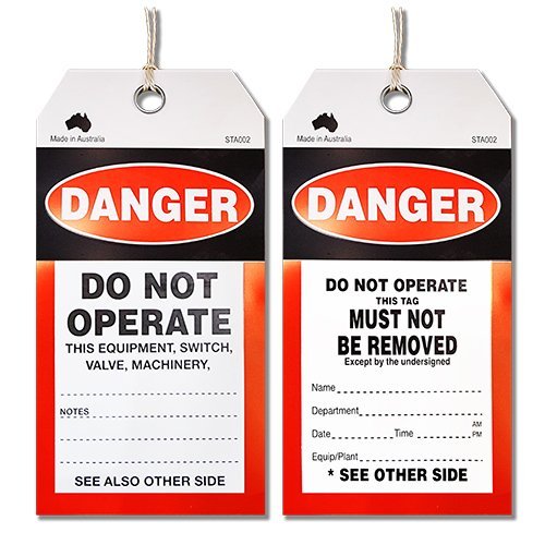 Safety Tag Danger Do Not Operate product image